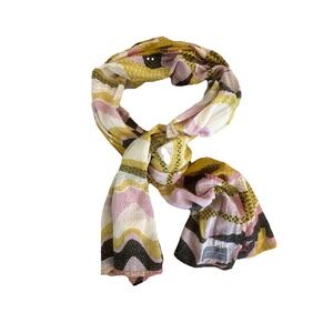 Cognitive Surplus Organic Cotton Scarf Geologic Layers Eco